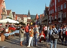 Fußgängerzone in Berching : Ortschaft, Marktplatz